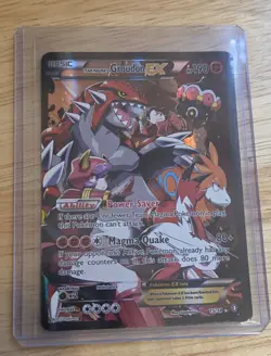 Pokemon Team Magma's Groudon EX 15/34 Ultra Rare Holo Double Crisis HP190 2015 - Image 1
