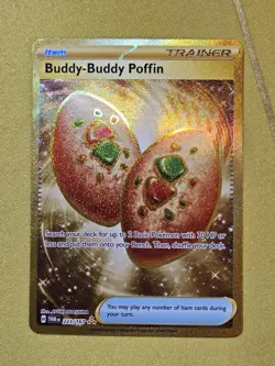Buddy-Buddy Poffin 223/167 Gold Pokemon Twilight Masquerade NM/M - Image 1