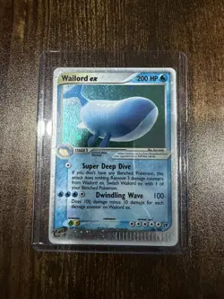 Pokemon TCG Wailord EX Holo Sandstorm #100 - Image 1