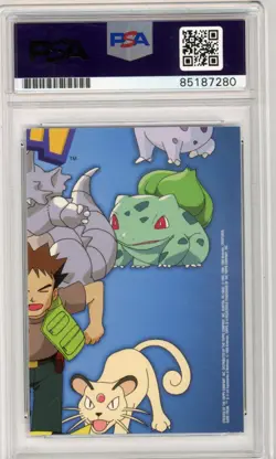PSA Signed Eric Stuart James Pokemon Topps 1999 Series 1 TV10 Holo Foil - Image 2