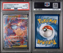 2025 POKEMON MEG EN-MEGA EVOLUTION #181 MEGA LATIAS EX PSA 10 - Image 3
