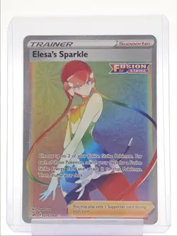 ELESA'S SPARKLE 2021 POKEMON SWSH FUSION STRIKE SECRET RARE 275/264 Q1048 - Image 1