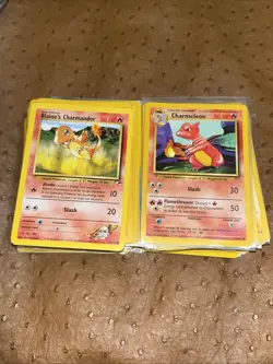100 Vintage Pokemon Lot Commons, Uncommons Few Rare Non Holo - Image 1
