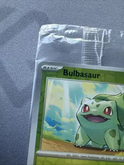 Bulbasaur Pokemon TCG Scarlet & Violet 151 Best Buy Stamped Promo Sealed 001/165 - Image 3