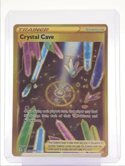 CRYSTAL CAVE 2021 POKEMON SWSH EVOLVING SKIES HYPER RARE 230/203 Q1048 - Image 1