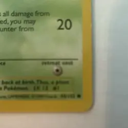 Wizards Pokemon TCG Bulbasaur Base Set No.44/102 Common Regular HP40 1999 Basic - Image 3