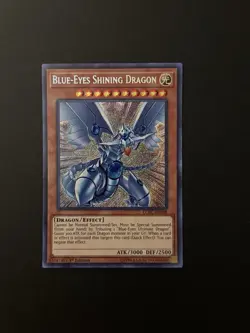 2018 YUGIOH LCKC KAIBA 1ST ED SECRET RARE BLUE EYES SHINING DRAGON NM - Image 1