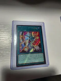 Konami Yu-Gi-Oh The Gaze of Timaeus Secret Rare Spell 1st Ed MZMU-EN013 - Image 1