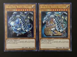 2018 YUGIOH LCKC KAIBA 1ST ED ULTRA RARE BLUE EYES WHITE DRAGON ALT ART NM SET - Image 1