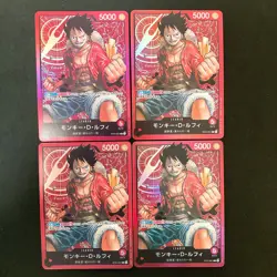 Monkey D. Luffy ST01-001 L Start Deck ONE PIECE Card Japanese 4Set #41818 - Image 1