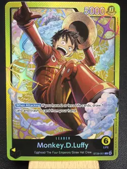 Monkey.D.Luffy (001) ST29-001 Starter Deck 29: Egghead Foil S - Image 1