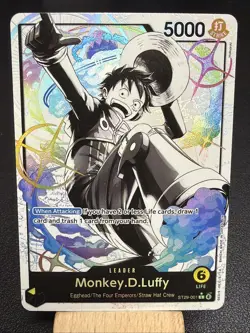 One Piece TCG - ST29-001 Alt Art Leader Card - Monkey.D.Luffy R - Image 1