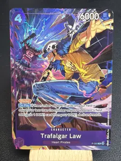 Trafalgar Law (Illustration Box Vol.6) P-093 One Piece Promotion Cards Foil R4 - Image 1