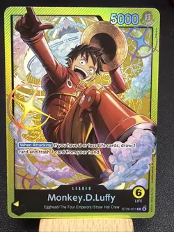 Monkey.D.Luffy ST29-001 Starter Deck 29 Egghead Leader One Piece Egghead U2 - Image 1