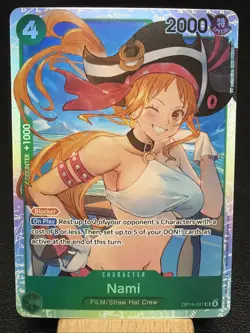 Nami OP14-031 One Piece TCG- English THE AZURE SEA'S SEVEN ENGLISH R1 - Image 1