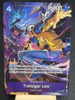 Trafalgar Law (Illustration Box Vol.6) P-093 One Piece Promotion Cards Foil R6 - Image 1