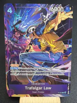 Trafalgar Law (Illustration Box Vol.6) P-093 One Piece Promotion Cards Foil R2 - Image 1