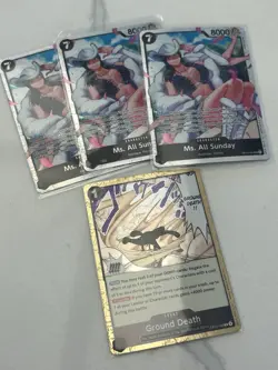 One Piece Mixed—1 Ground Death, 3 Ms. All Sunday SR - Image 1
