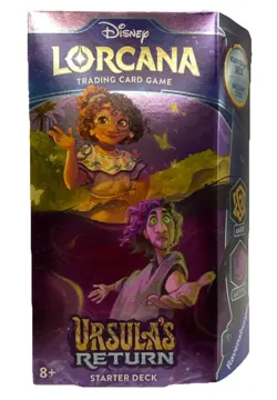 Disney Lorcana TCG: Ursula's Return Sealed Starter Deck - Amber & Amethyst - Image 1