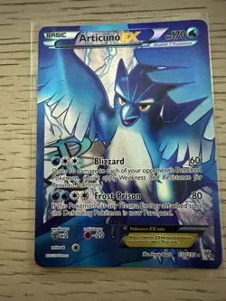 FULL ART Articuno EX ULTRA RARE Team Plasma Storm 132/135 Pokemon Holo Foil LP+ - Image 1