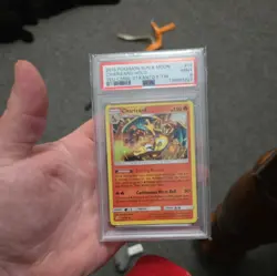 2019 Pokemon Charizard Holo Cosmos 14/181 Canada Costco Kanto 5 PSA 9 Team Up - Image 5
