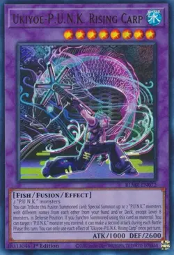 BLMR-EN072 Ukiyou-P.U.N.K. Rising Carp Ultra Rare 1st Edition NM YuGiOh TCG - Image 1