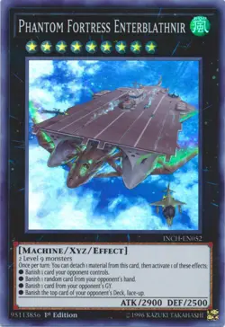 Phantom Fortress Enterblathnir - INCH-EN052 - Super Rare - 1st Edition NM YuGiOh - Image 1