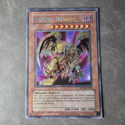 YuGiOh Victory Dragon RP02-EN098 Secret Rare Retro Pack 2 HOLOBLEED Foil Bleed - Image 2