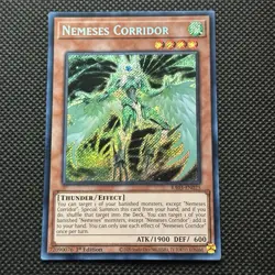 Yugioh Nemeses Corridor Secret Rare Foil RA03-EN025 1st Edition TCG - Image 2
