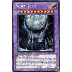 HA03-EN056 Worm Zero Secret Rare UNL Edition Near Mint YuGiOh TCG - Image 1