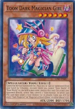Yugioh - Toon Dark Magician Girl - 1st Edition NM - Plus Free Holo Card - Image 1
