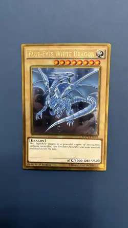 Blue Eyes White Dragon carta YuGiOH Gold Edition 89631139 MVP1 ENG55 - Image 1