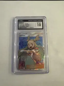 2019 POKEMON TEAM UP ULTRA RARE HOLO #177 JASMINE CGC 10 - Image 1