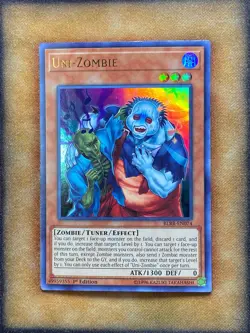 Yugioh Uni-Zombie BLRR-EN074 Ultra Rare 1st Ed LP - Image 1