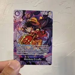 Bandai Monkey.D.Luffy ST26-005 One Piece CCG Full Art Foil 6 Cost 7000 Power - Image 1