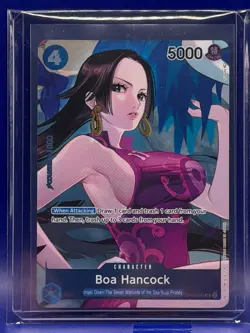 Boa Hancock Alt Art OP02-059 Paramount War Box Topper One Piece Card English NM - Image 2