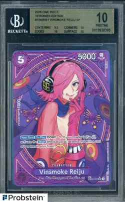 2026 One Piece Heroines Edition #EB03031 Vinsmoke Reiju SP BGS 10 PRISTINE - Image 1