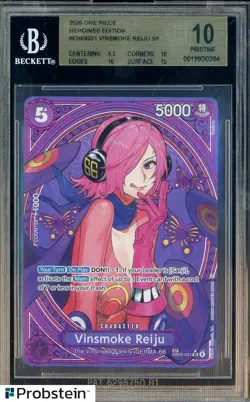 2026 One Piece Heroines Edition #EB03031 Vinsmoke Reiju SP BGS 10 PRISTINE - Image 1