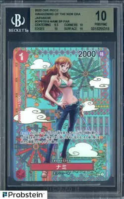2023 One Piece Awakening of The New Era JPN OP01016 Nami R Special BGS 10 - Image 1