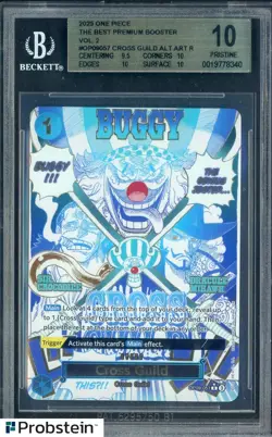 2025 One Piece The Best Premium V.2 OP09057 Cross Guild Buggy BGS 10 PRISTINE - Image 1