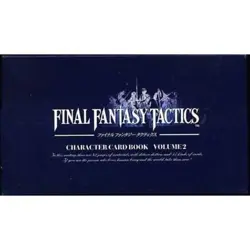 Final FantasyTactics Character Card Book Vol.2 Vintage Square Enix Japanese - Image 2