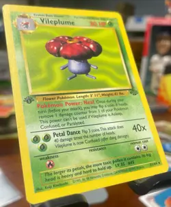 LP 🔥 Vileplume 1st Edition 31/64 - Jungle - Pokemon Card - 1999 - Image 5