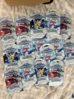 Disney Lorcana Winterspell Booster Packs 15x 12 Cards All Pack Arts - Image 1