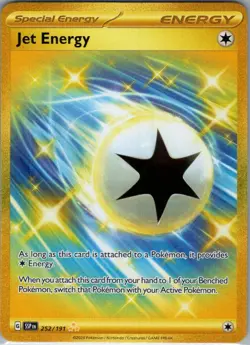 Jet Energy 252/191 SV08: Surging Sparks - Pokemon Card - NM - Image 1