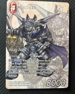Final Fantasy TCG Garland EX PR-186/22-006H Promo Card May 2025 - Image 1