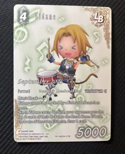Final Fantasy TCG Zidane LB Promo -199/24-117R Promo Card September 2025 - Image 1