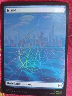 17 FOIL Marvel's Spider-Man LAND CARDS Magic The Gathering MTG 7 full art 10 reg - Image 2