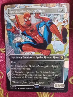 EXTENDED Spectacular Spider-Man Marvels Spider-Man Magic The Gathering MTG card - Image 1