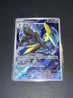 Pokemon TCG Mega Evolution Inteleon Card 142/132 IR Rare - Image 1