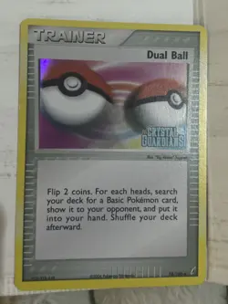 Dual Ball 78/100 Reverse Holo Stamped – EX Crystal Guardians Pokemon Card LP - Image 1
